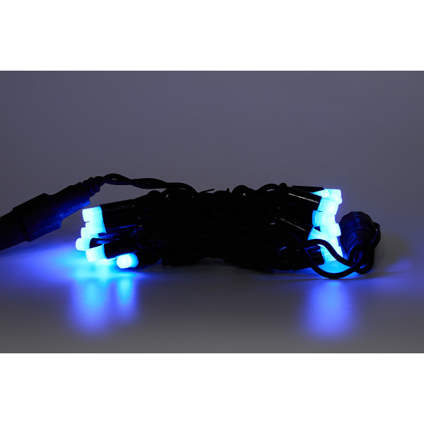 Світлодіодна гірлянда, 2 м, 20 л, синій,  IP44 (040506)