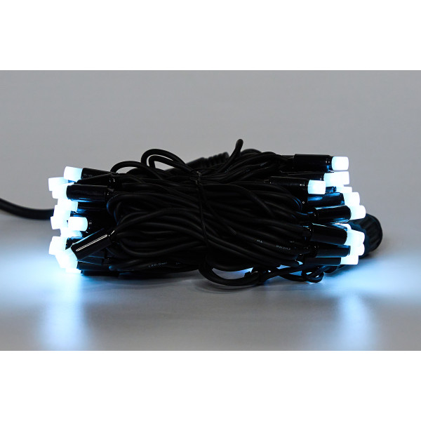 Світлодіодна гірлянда, 5 м, 50 л, холодний білий,  IP44 (040575)