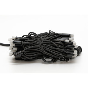 Світлодіодна гірлянда, 5 м, 50 л, холодний білий,  IP44 (040575)