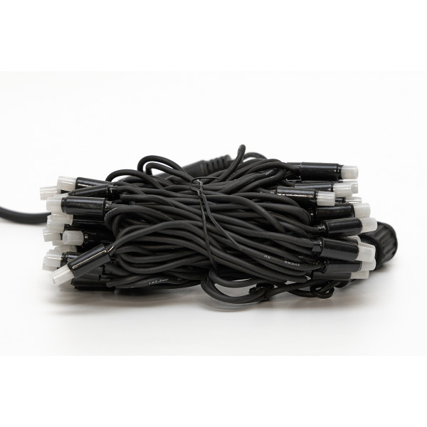 Світлодіодна гірлянда, 5 м, 50 л, холодний білий,  IP44 (040575)