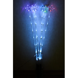 Світлодіодна декорація - гілки, 6 шт, 48л, 90 см, акрил, IP44 (041244)
