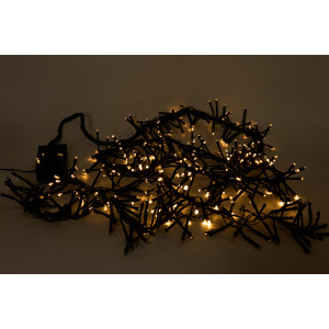 Світлодіодна гірлянда - падаючий сніг, 2,7 м, 384 л, теплий білий, IP44 (651443)