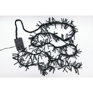 Світлодіодна гірлянда - падаючий сніг, 2,7 м, 384 л, теплий білий, IP44 (651443)