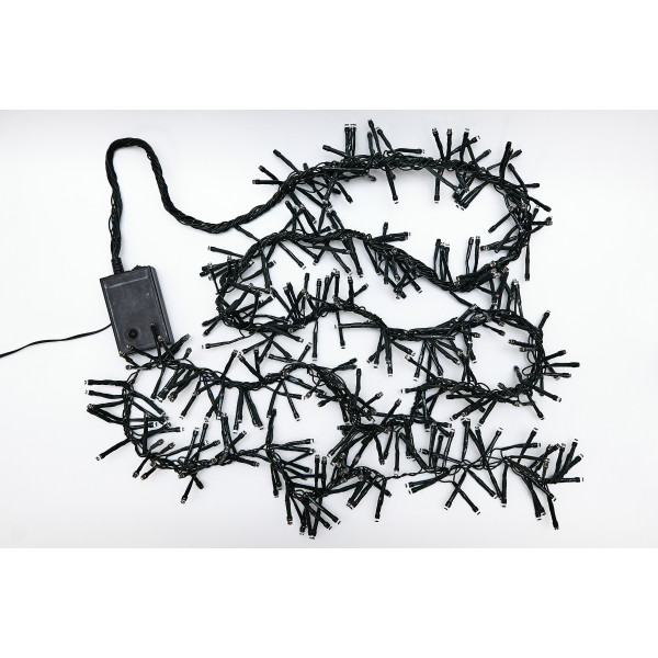 Світлодіодна гірлянда - падаючий сніг, 2,7 м, 384 л, теплий білий, IP44 (651443)