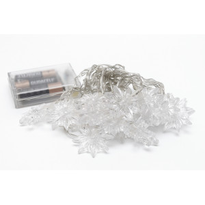 Світлодіодна гірлянда-нить з насадками, 3 м, 20 л, 3AA батарейки, різнокольоровий, IP20 (651894)