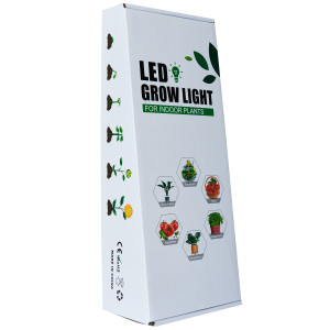 Фітолампа світлодіодна, 40 л, метал, світить теплим та холодним білим, USB (721046) для декору та інтер'єру (721046)