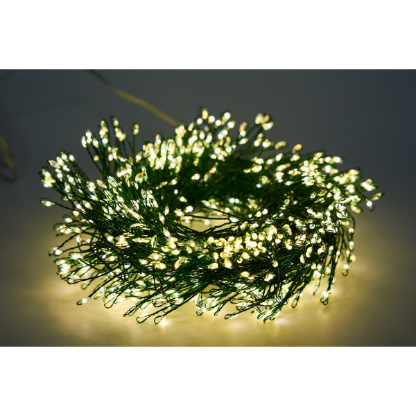 Світлодіодна гірлянда-нитка, 10 м, 900 л, теплий білий, IP44, Роса (721190)