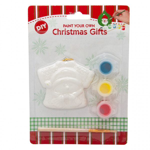 Набір для дитячої творчості - Сніговик, 6 см, кераміка (791743)