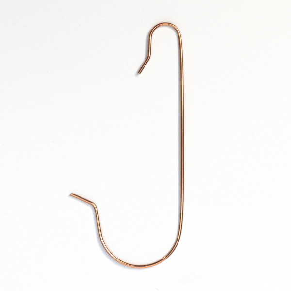 Набір гачків для новорічних прикрас бронза 7 см 20 шт (030011)