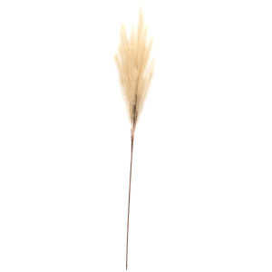 Штучна рослина Осока, 120 см, кремовий, пластик (130412)