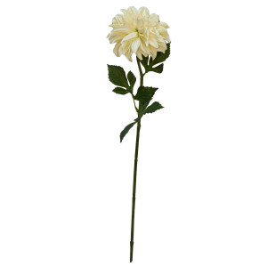 Штучна квітка - Жоржина, 77 см, білий (130597)