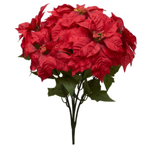 Букет штучних червоних квітів, 47 см, 130627