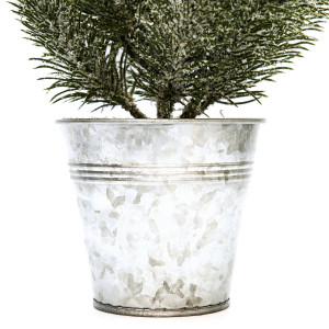 Новорічна декорація - лита ялинка зелена, 54 см (170203)