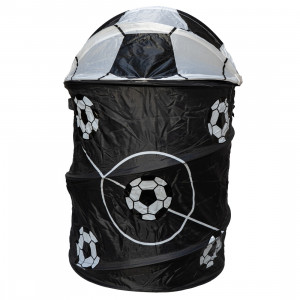Кошик для іграшок - футбол, 57*38 см, чорно-білий, поліестер (518301)