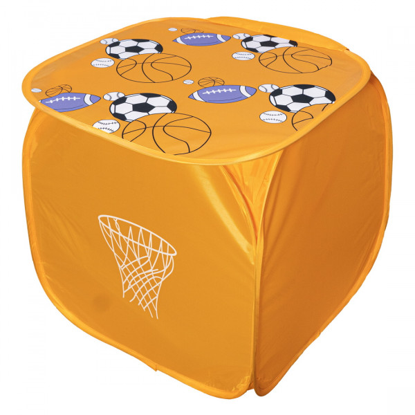 Кошик для іграшок - спорт, 45*40 см, помаранчевий, поліестер (518363)