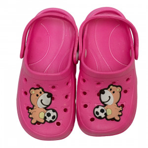 Пляжне взуття дитяче (крокси), яскраво-рожеві, розмір 30 (устілка 16 см, підошва 18 см) (518745-5)