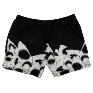 Плавки дитячі, чорно-білі, 5-14 років, поліестер, спандекс (518776)