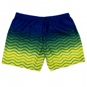 Плавки дитячі, синьо-зелені, 5-14 років, поліестер, спандекс (518790)