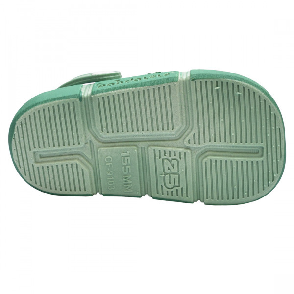 Пляжне взуття дитяче (крокси), зелені, розмір 25 (устілка 14 см, підошва 15,5 см) (519063-5)