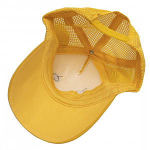 Кепка дитяча ведмедик, жовтий, 47-52 см, 2-8 років, бавовна (519278)