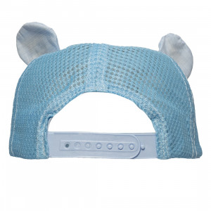 Кепка дитяча ведмедик, блакитний, 47-52 см, 2-8 років, бавовна (519285)