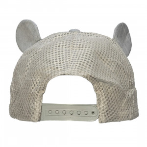 Кепка дитяча ведмедик, сірий, 47-52 см, 2-8 років, бавовна (519292)