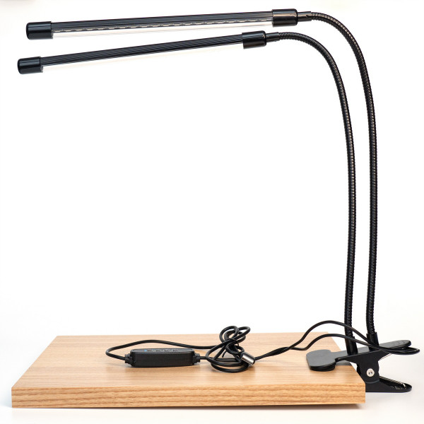 Фітолампа світлодіодна, 40 л, метал, світить червоним і блакитним, USB (721039) для декору та інтер'єру (721039)