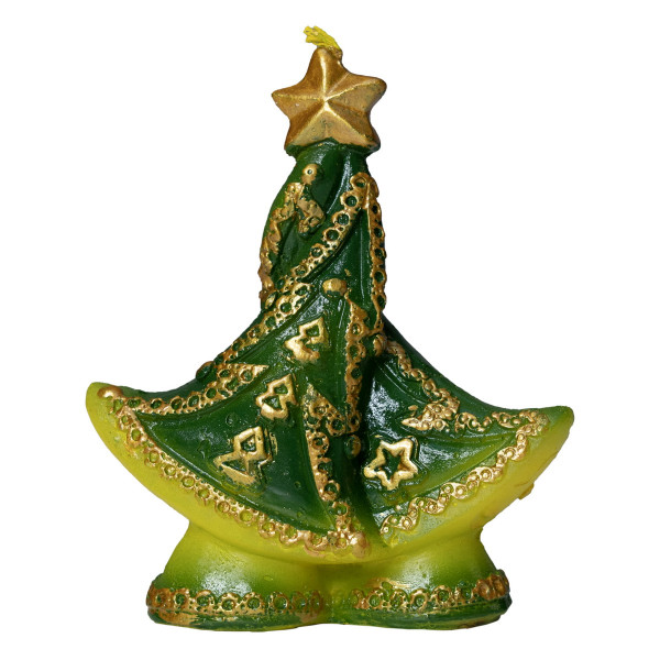 Свічка - Ялинка, 9x3,5x10,3 см, темна ялинка, парафін (791316-4)