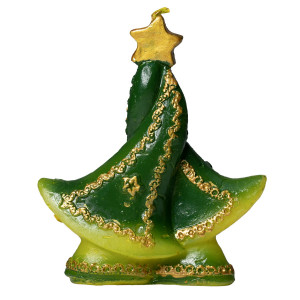 Свічка - Ялинка, 9x3,5x10,3 см, темна ялинка, парафін (791316-4)