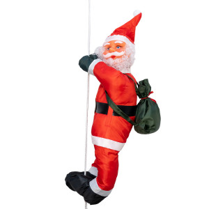 Вуличний декор фігурка Санта (Дід Мороз) 60 см, на мотузці 1,45 м (810030)