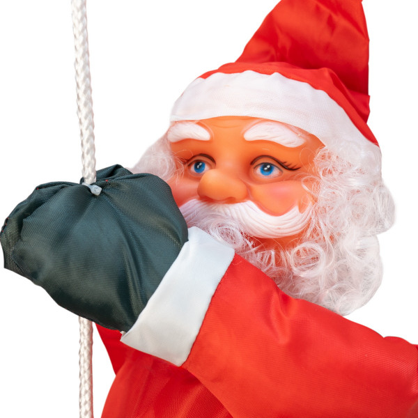 Вуличний декор фігурка Санта (Дід Мороз) 60 см, на мотузці 1,45 м (810030)