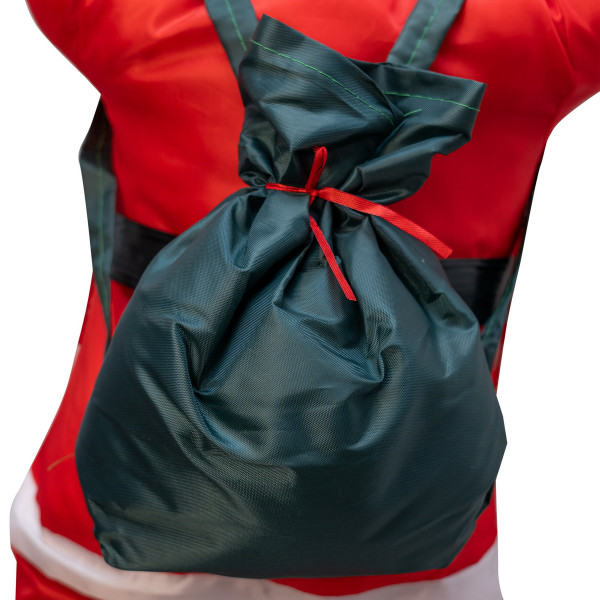 Вуличний декор фігурка Санта (Дід Мороз), 90 см, на драбині 1,35 м (810085)