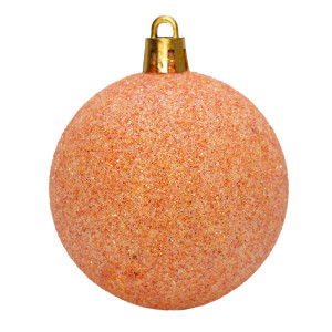 Набір ялинкових іграшок - кулі, 36 шт, D6 см, червоно-рожевий, мікс, пластик (892623)