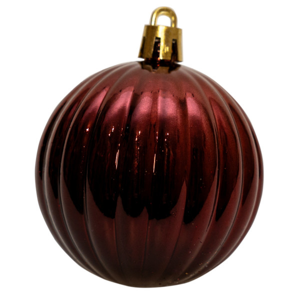 Набір ялинкових іграшок - кулі, 36 шт, D6 см, червоно-рожевий, мікс, пластик (892623)