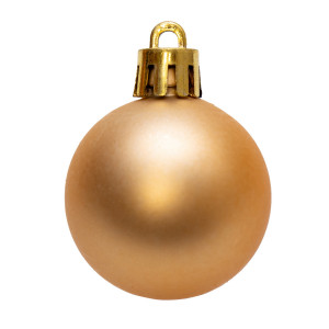 Набір ялинкових іграшок - кулі, 89 шт, D4 см, D6 см, помаранчевий, мікс, пластик (892685)