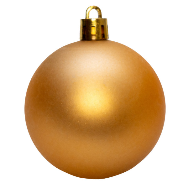 Набір ялинкових іграшок - кулі, 89 шт, D4 см, D6 см, помаранчевий, мікс, пластик (892685)