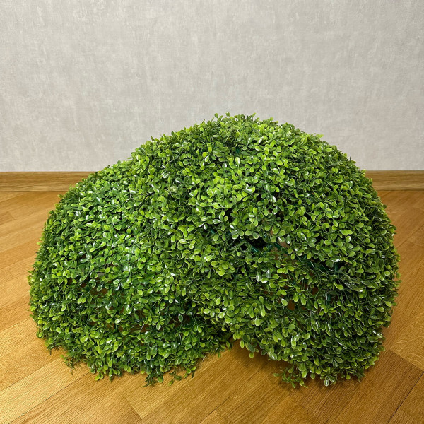 Искусственное растение куст, Самшит, зеленый, 55 см, пластик (960132)