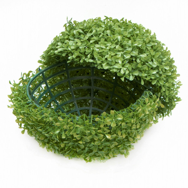 Штучна рослина кущ, Самшит, зелений, 27 см, пластик (960163)