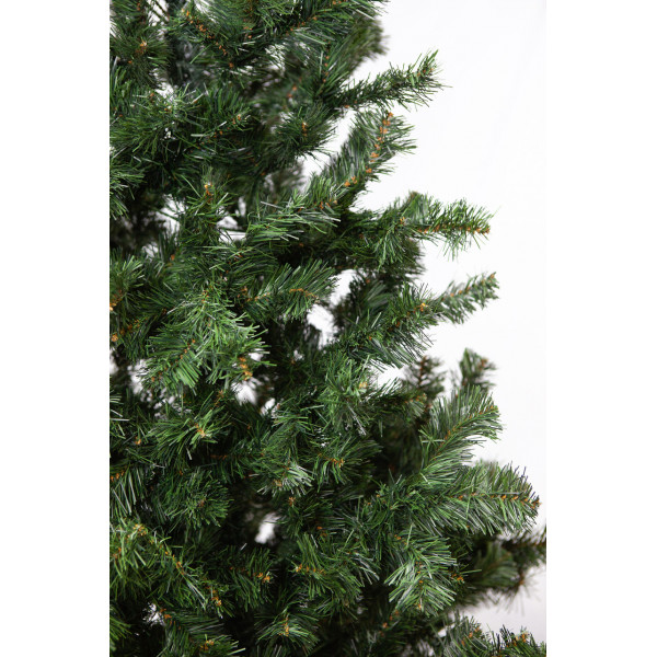 Ялинка штучна - Клеопатра, 270 см, з 3 частин, металева ніжка, сосна, зелений, ПВХ (МК-270)