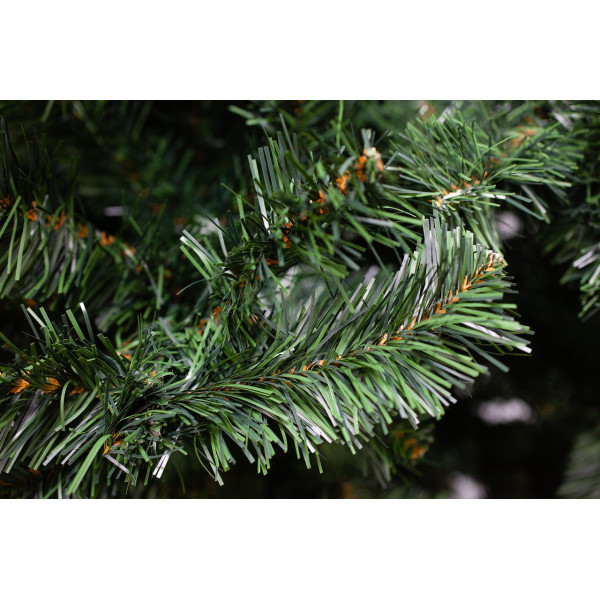 Ялинка штучна - Клеопатра, 270 см, з 3 частин, металева ніжка, сосна, зелений, ПВХ (МК-270)