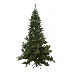 Ялинка штучна - Клеопатра, 270 см, з 3 частин, металева ніжка, сосна, зелений, ПВХ (МК-270)