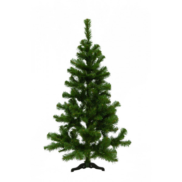 Ялинка штучна - Роксана, 120 см, пластикова ніжка, сосна, зелений, ПВХ (МР-120)