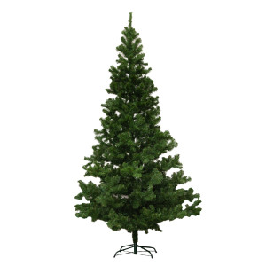 Ялинка штучна - Роксана, 210 см, з 2 частин, металева ніжка, сосна, зелений, ПВХ (МР-210)