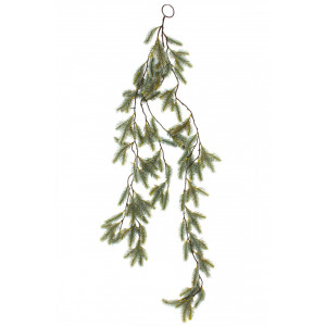 Новорічна декорація - хвойна гілочка, 120 см (170296)