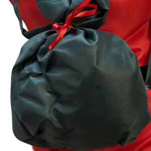 Новорічна світлодіодна декорація - Санта (Дід Мороз) на мотузці, 90 см, L 1,5 м, червоний, дюралайт, IP44 (810054)