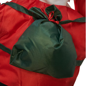 Вуличний декор Дід мороз 90 см, на гойдалці (810276)