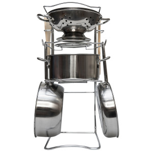 Набір ігрового посуду - кухонний, 8 шт, 18,4x14,5x33,4 см, нержавіюча сталь (CH21038)