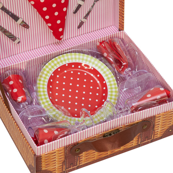 Набір ігрового посуду - пікнік, 26x19,5x10 см, різнокольоровий (CH52016)