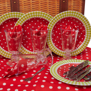 Набір ігрового посуду - пікнік, 26x19,5x10 см, різнокольоровий (CH52016)