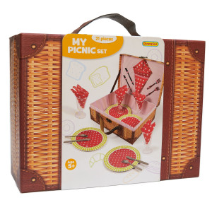 Набір ігрового посуду - пікнік, 26x19,5x10 см, різнокольоровий (CH52016)